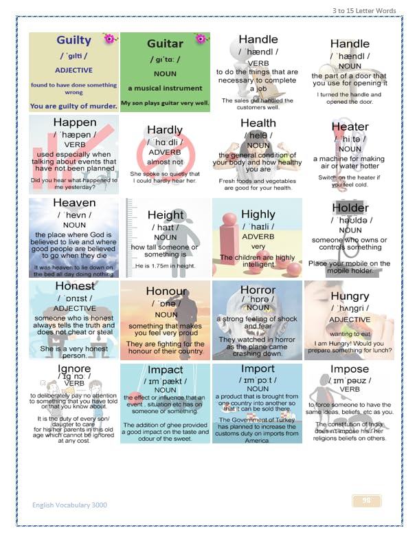 English Vocabulary 3000 [Colour]